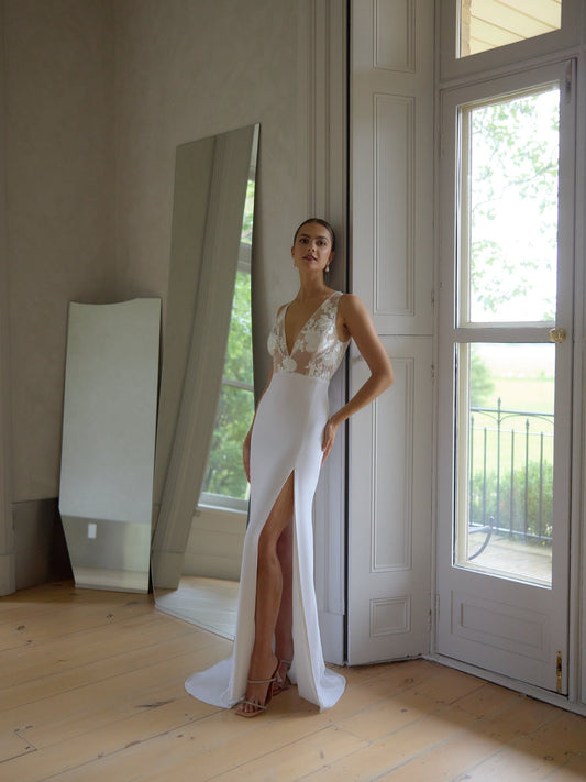 Lexington Sheer Bridal Dress