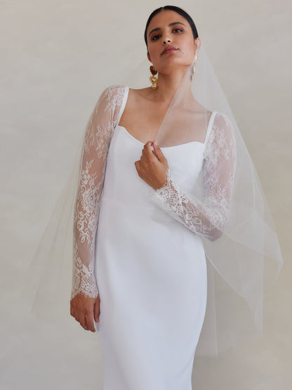 Liberty Veil - Fingertip Length