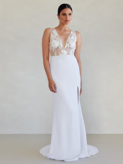 Lexington Sheer Bridal Dress